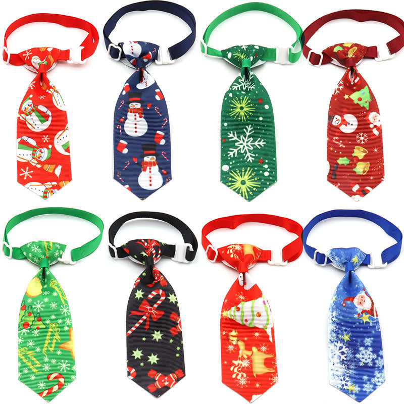 Christmas Dog Tie