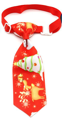 Christmas Dog Tie
