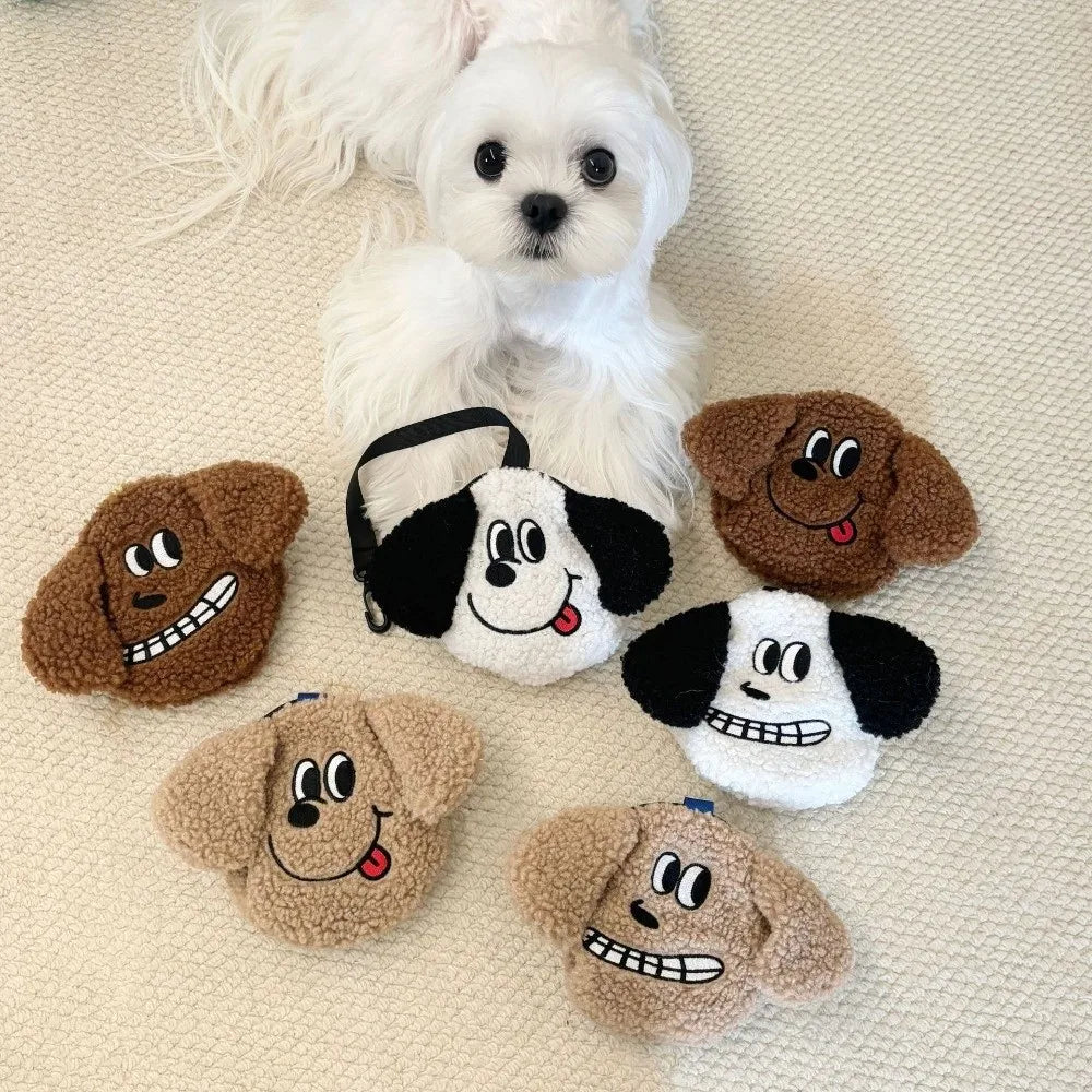 Cartoon Dog Poop Bag Carrier