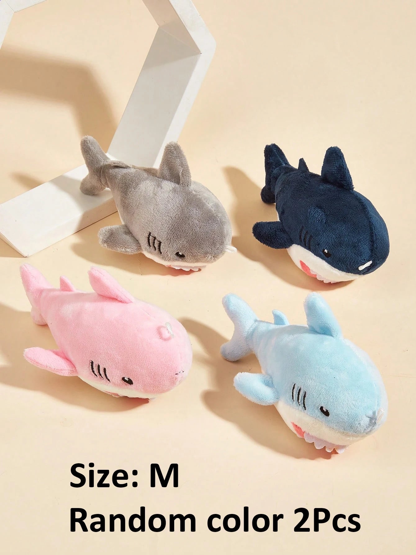 Shark Plush Squeaky Dog & Cat Toy