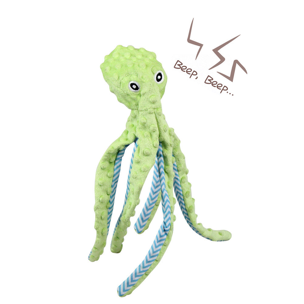 Squeaky Octopus Dog Toy