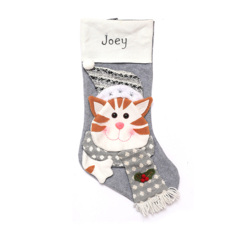 Christmas Pet Stocking Gift Bags – Penguin, Dog & Cat Holiday Stockings