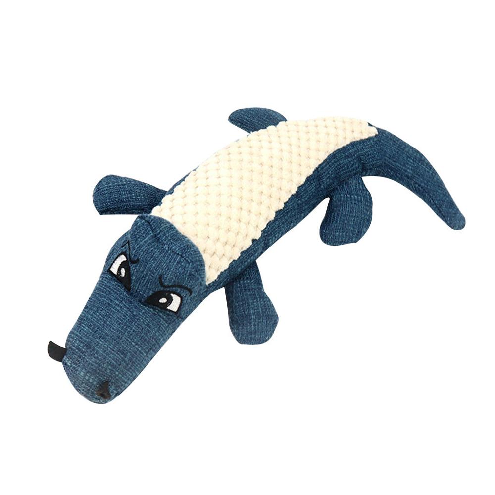 Squeaky Croc Rubber Dog Toy