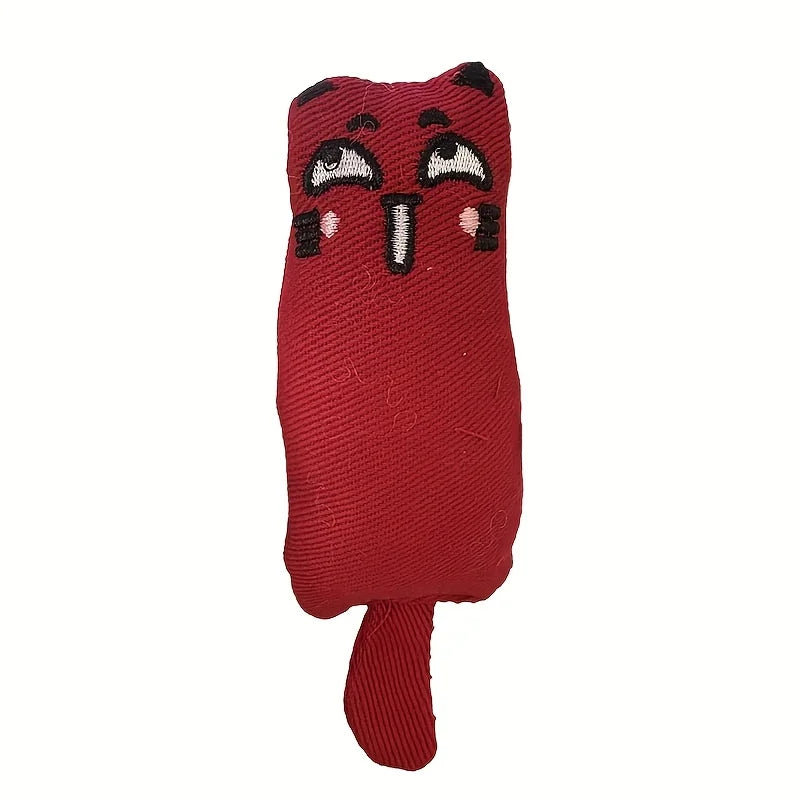 Catnip Thumb Pillow Cat Toy with Crinkle Sound