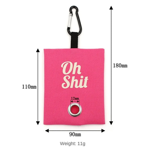 Canvas Poop Bag Organizer with Buckle