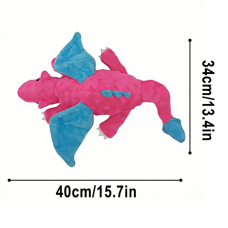 Roaring Wyvern Plush Dog Toy