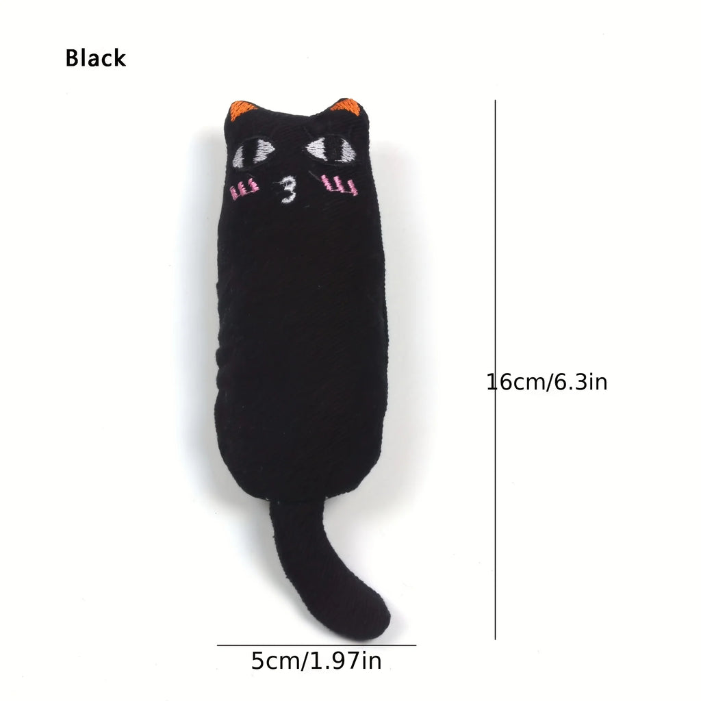 Catnip Thumb Pillow Cat Toy with Crinkle Sound