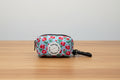 Waste Bag Holder - Red Floral