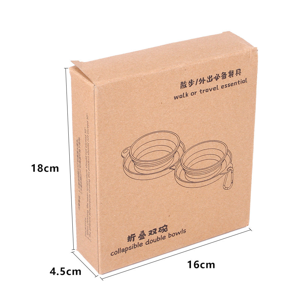 Folding Silicone Portable Pet Bowl