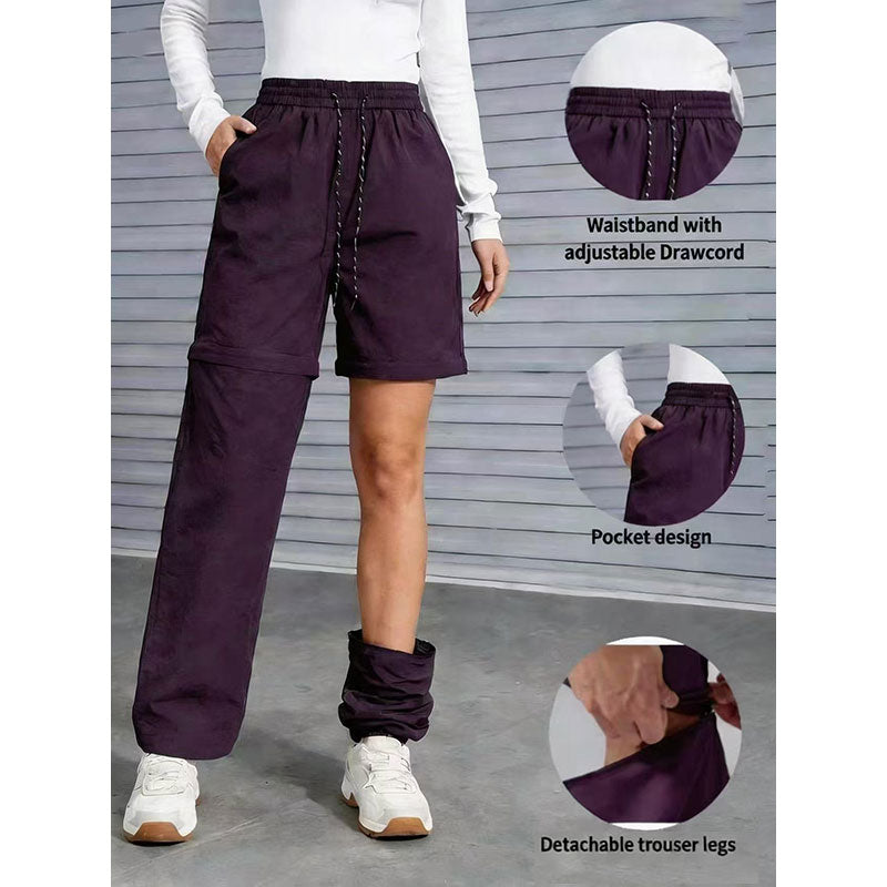 Women's Convertible Hiking Pants – Waterproof Zip-Off Cargo