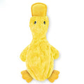 Squeaky Unstuffed Duck Plush Dog Toy