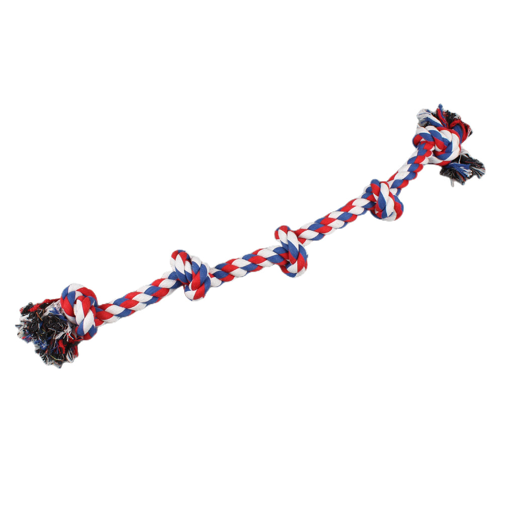Cotton Rope Five-Knot Dog Toy