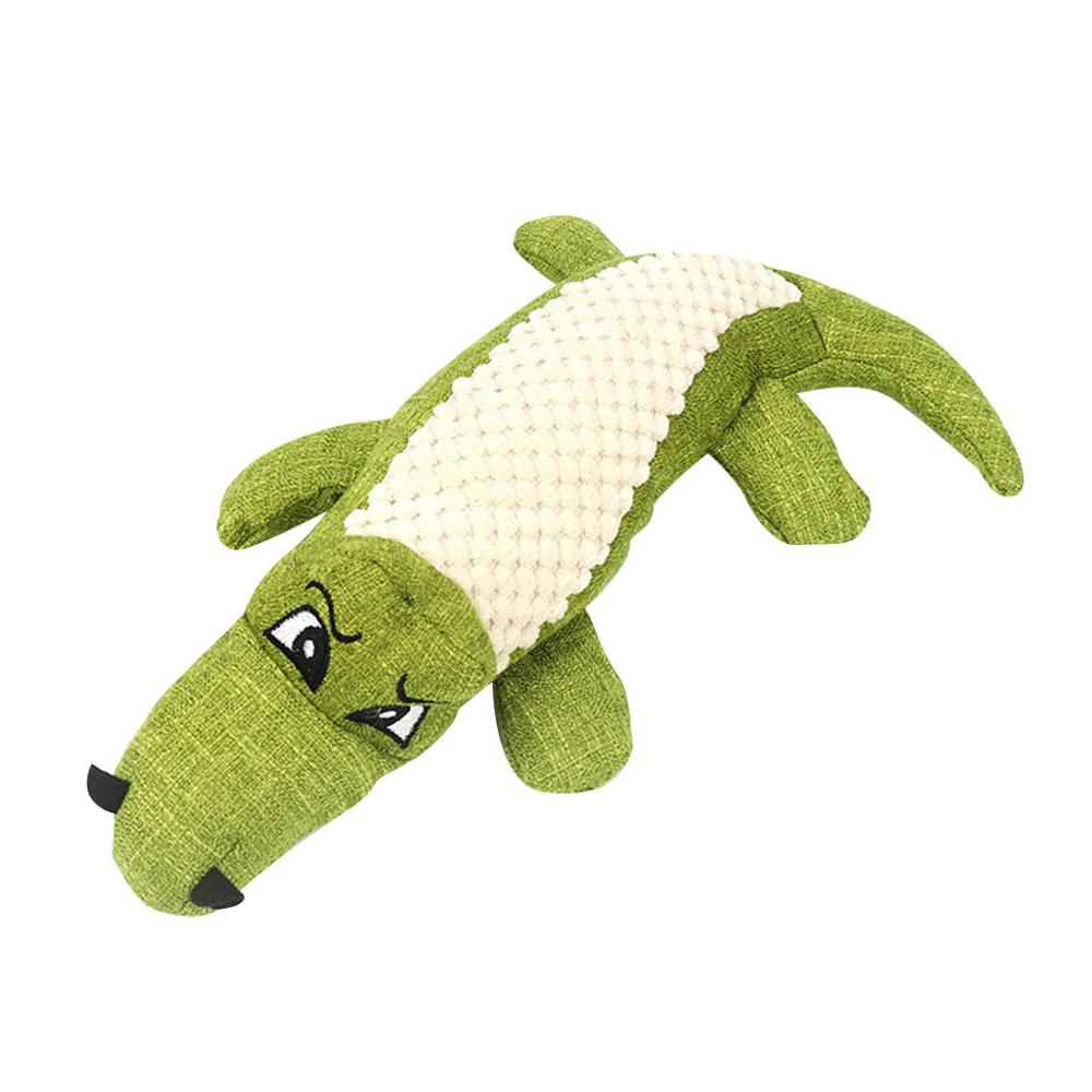 Squeaky Croc Rubber Dog Toy