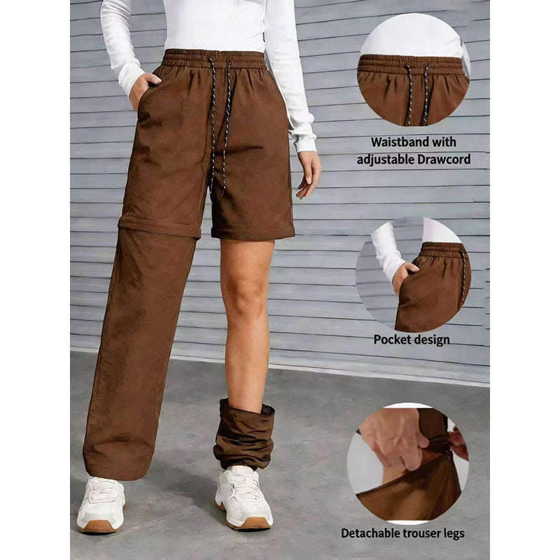 Women's Convertible Hiking Pants – Waterproof Zip-Off Cargo