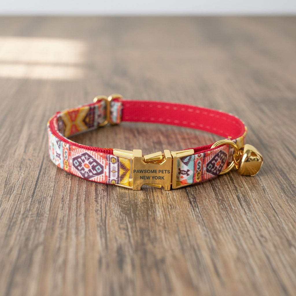 Dog & Cat Collar - Ruby Red