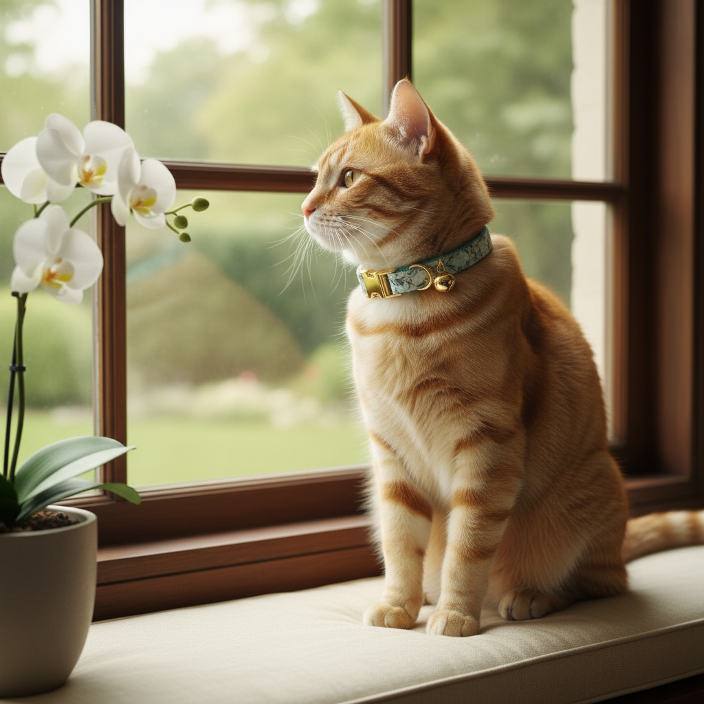 Dog & Cat Collar - Ice Snow Green