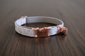 Dog & Cat Collar - Marble White