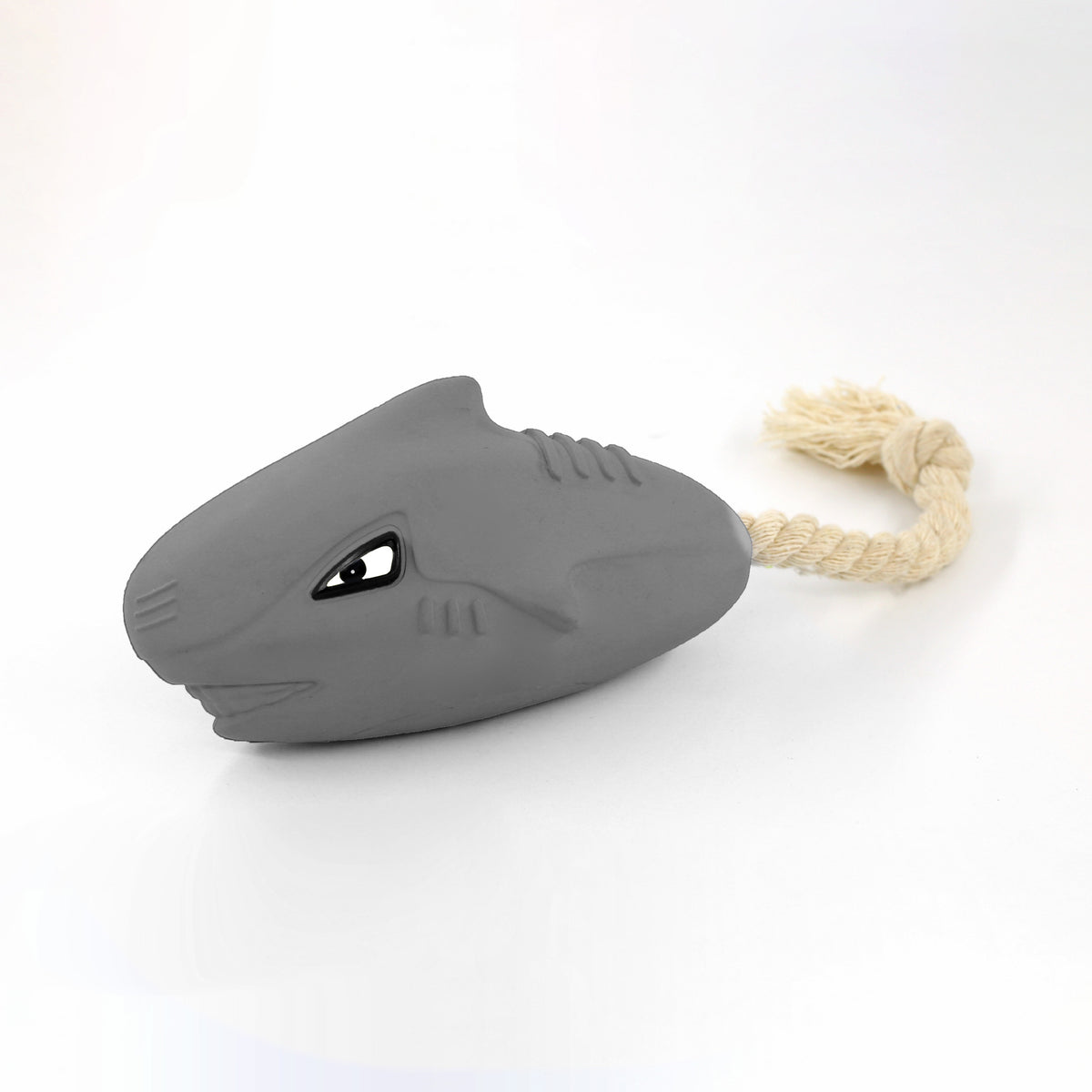 Squeaky Rubber Shark Dog Toy | Bite-Resistant Chew & Molar Toy for Dogs