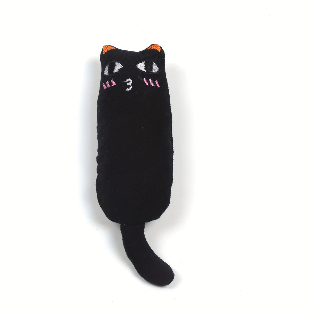 Catnip Thumb Pillow Cat Toy with Crinkle Sound