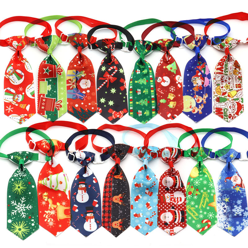 Christmas Dog Tie