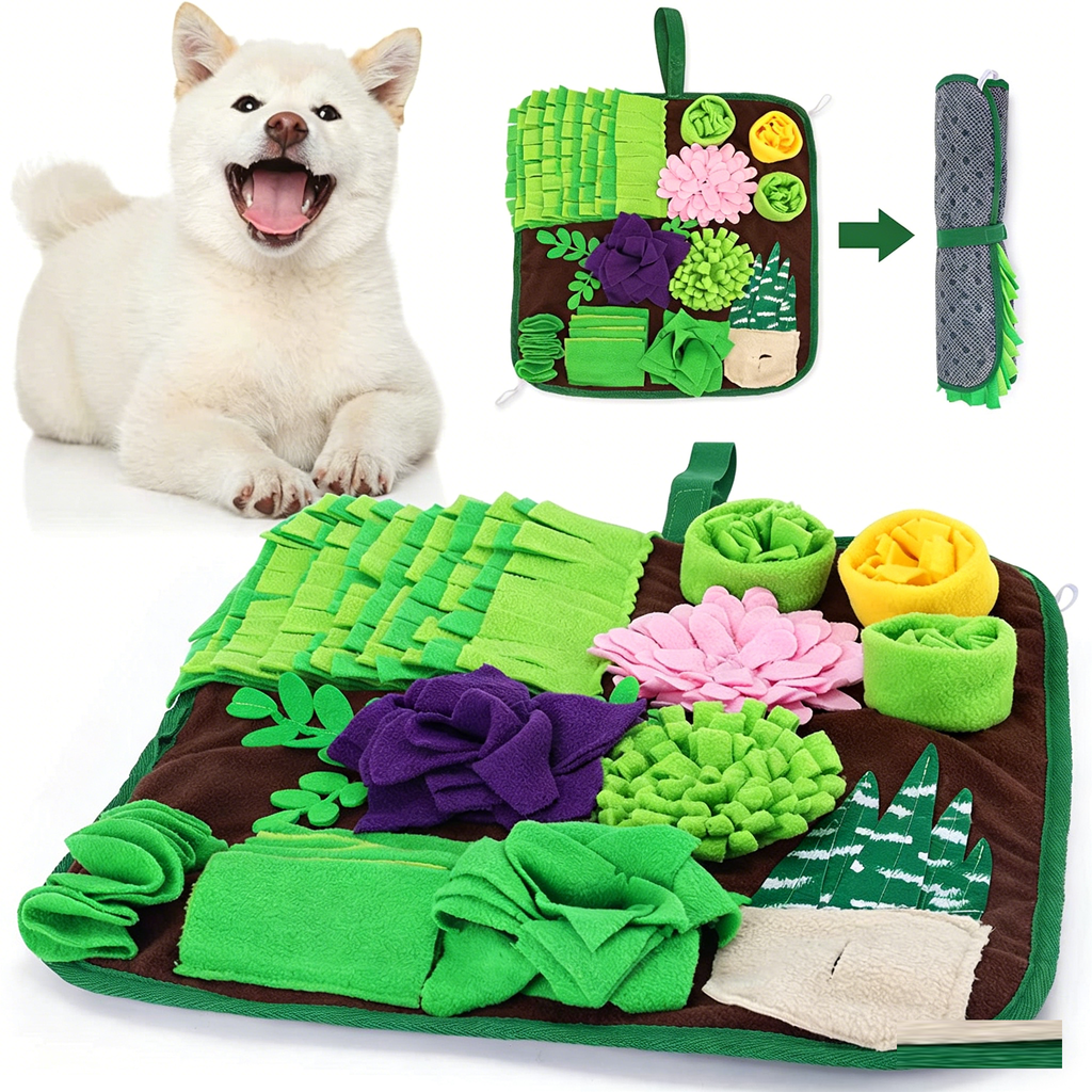 Pet snuffle mat slow food feeder