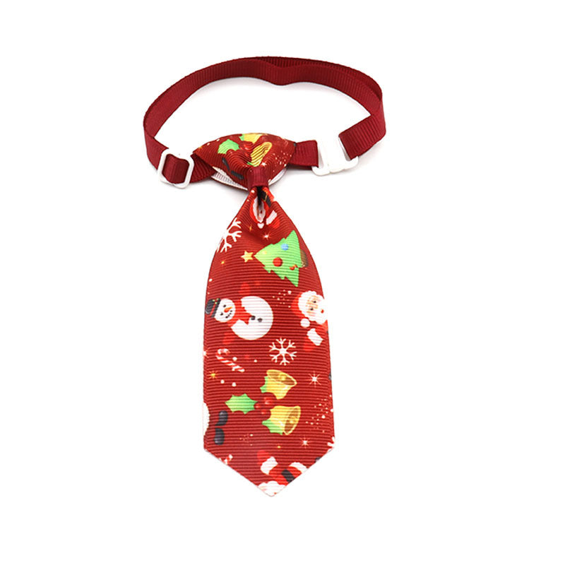 Christmas Dog Tie