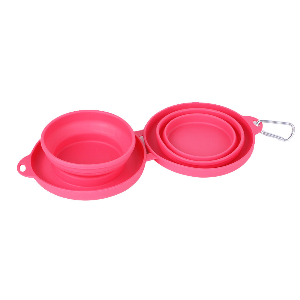 Folding Silicone Portable Pet Bowl