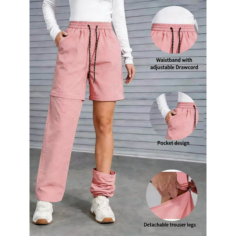 Women's Convertible Hiking Pants – Waterproof Zip-Off Cargo
