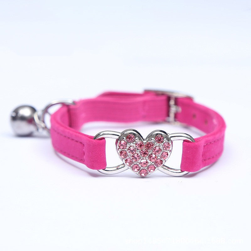 Diamond Bell Cat Collar