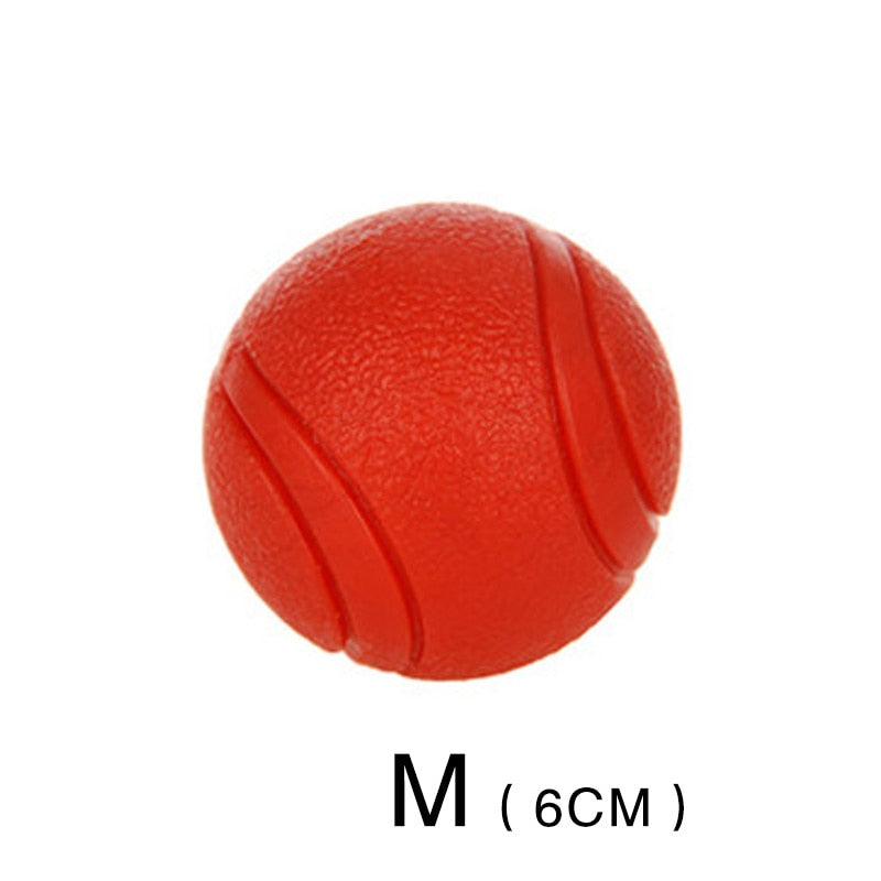 Bite-resistant TPR rubber dog ball for chewing and fetch - Medium size