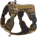 Military Tactical Dog Harness with Handle & Reflective Straps