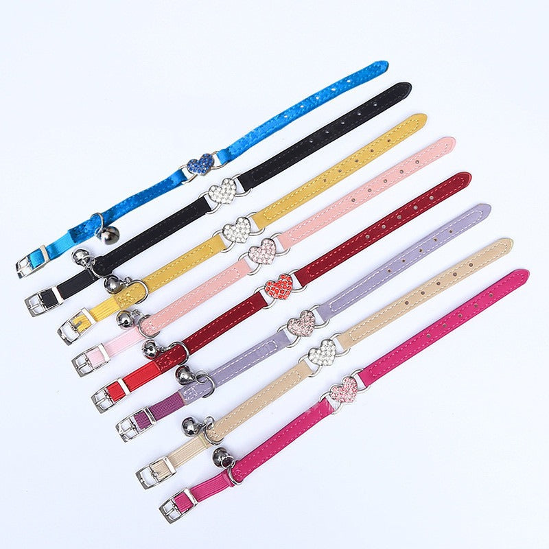Diamond Bell Cat Collar