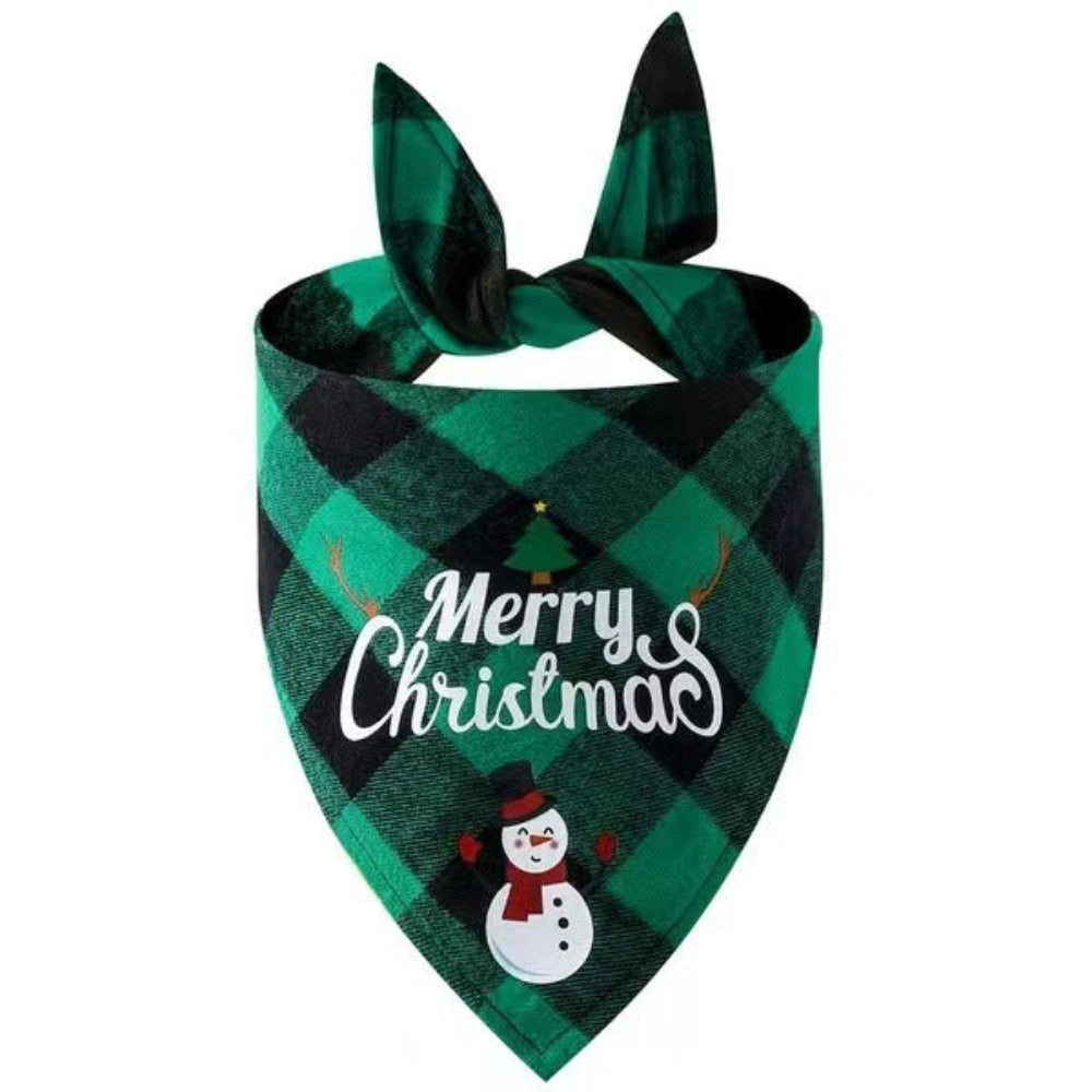 Christmas pet bandana scarf for dogs and cats - holiday neckerchief