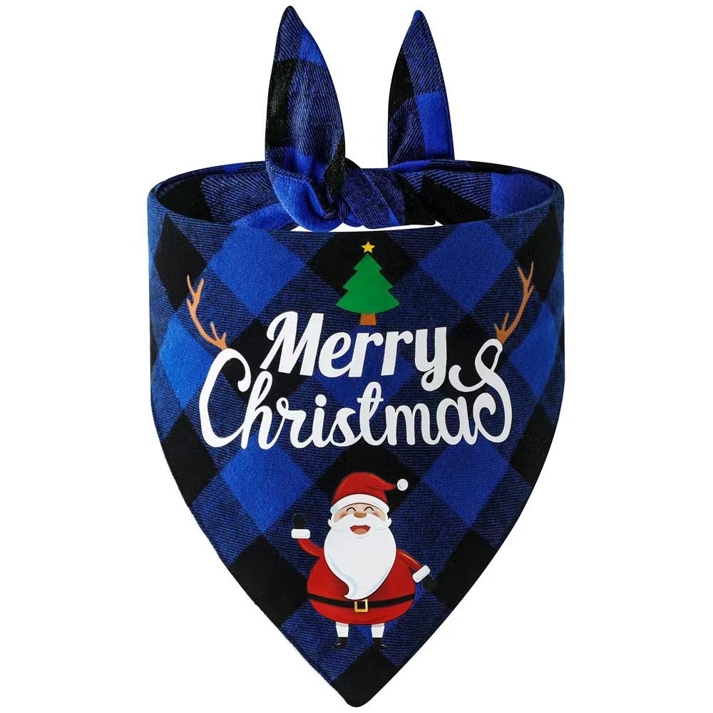 Christmas pet bandana scarf for dogs and cats - holiday neckerchief