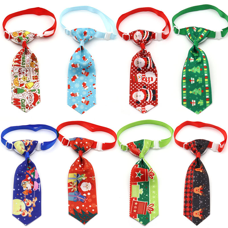 Christmas Dog Tie