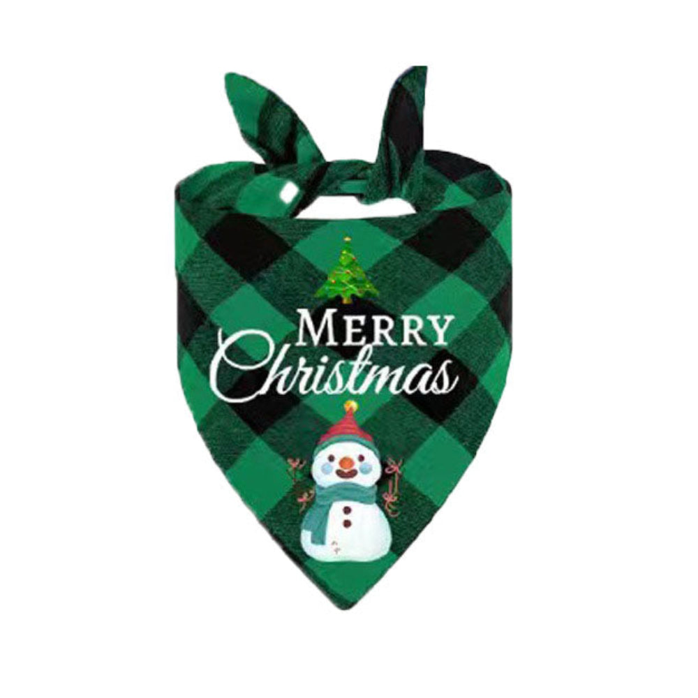 Christmas pet bandana scarf for dogs and cats - holiday neckerchief