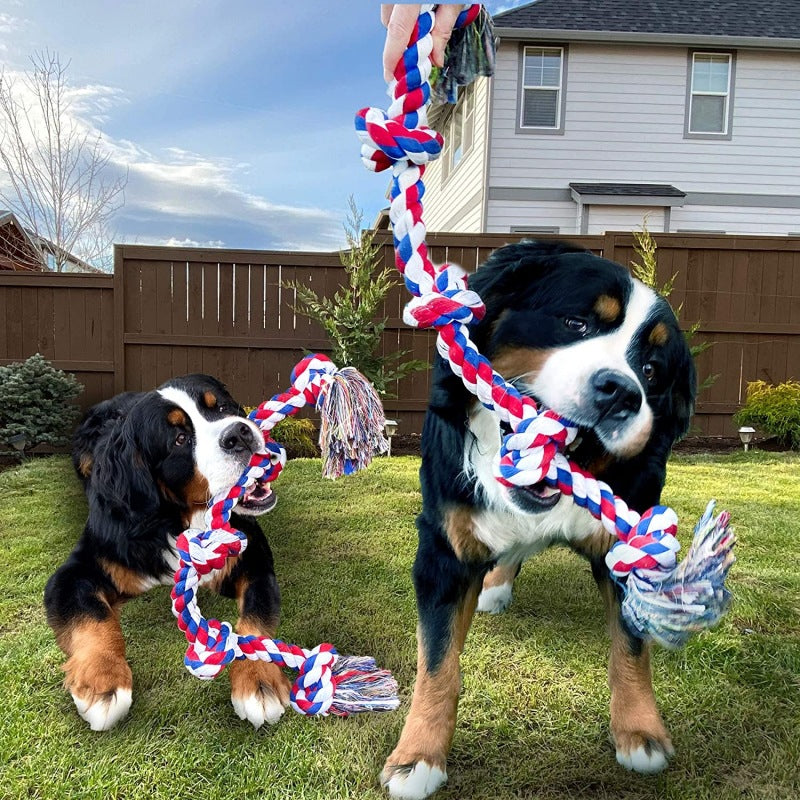 Cotton Rope Five-Knot Dog Toy