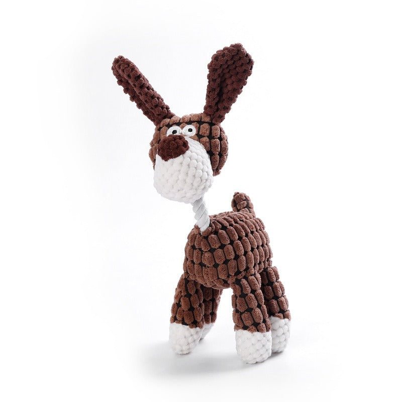 Cartoon Animal Rope Dog Toy