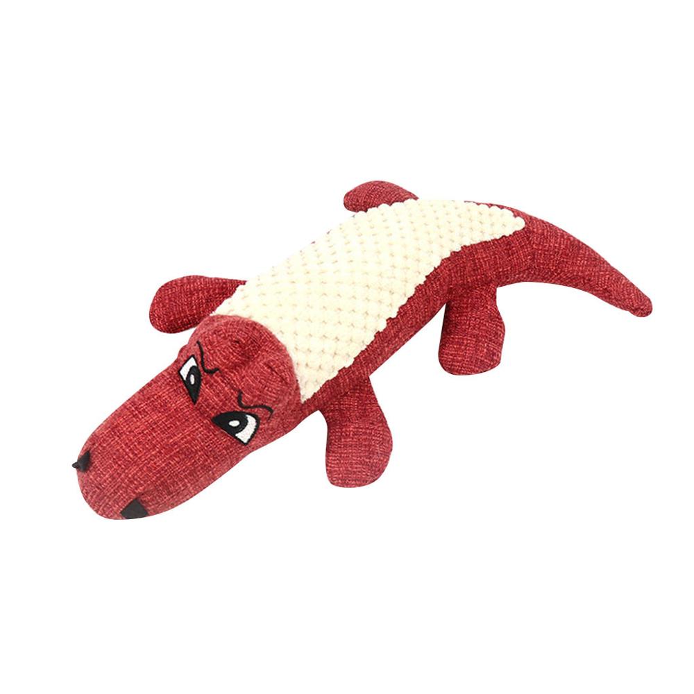 Squeaky Croc Rubber Dog Toy