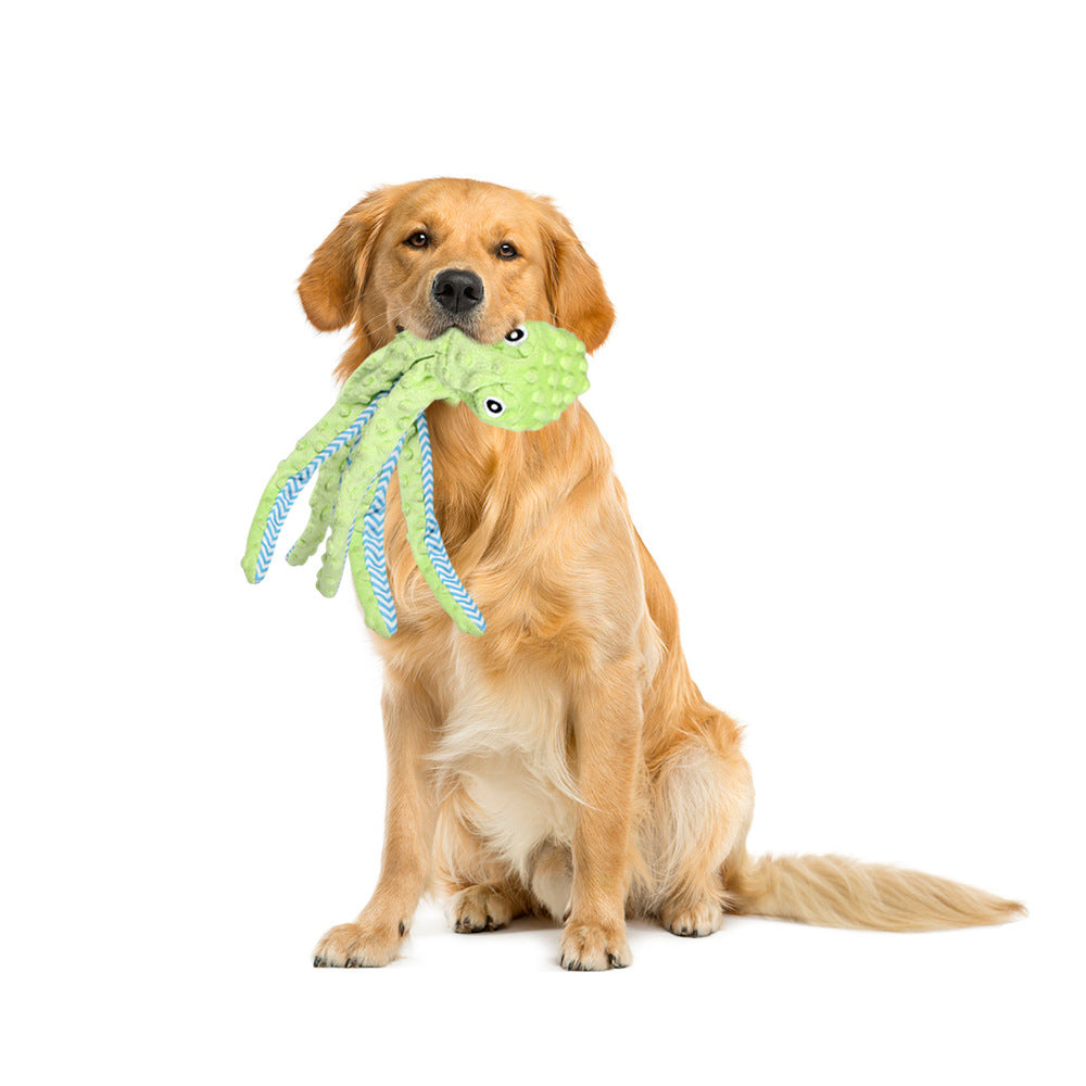 Squeaky Octopus Dog Toy