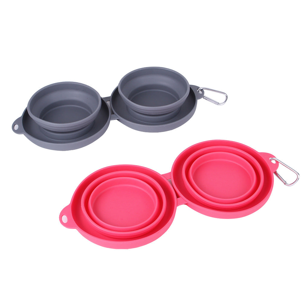 Folding Silicone Portable Pet Bowl