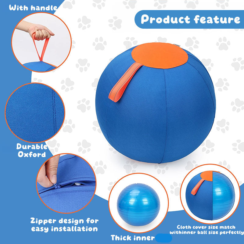 Indestructible Floating Chew Ball for Dogs - Outdoor & Water Fetch Toy