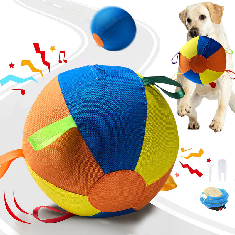 Indestructible floating chew ball for dogs -  Multi-colour 
