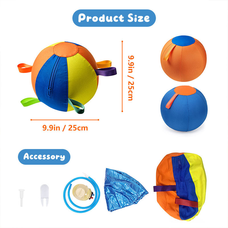 Indestructible Floating Chew Ball for Dogs - Outdoor & Water Fetch Toy