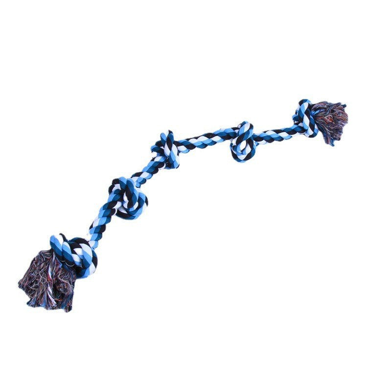 Cotton Rope Five-Knot Dog Toy