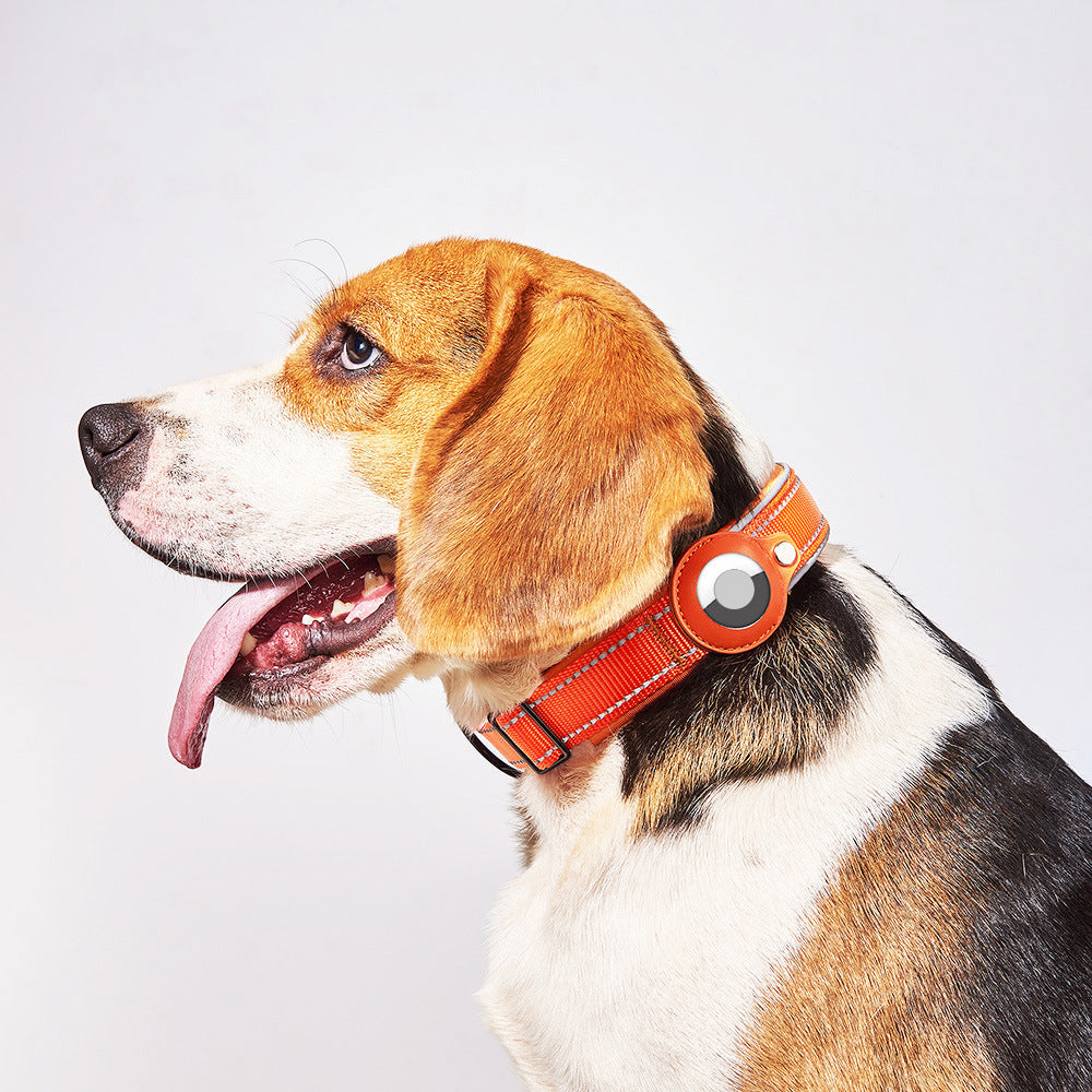 Adjustable GPS Tracker Dog Collar – Nylon Tracking Collar for Dogs
