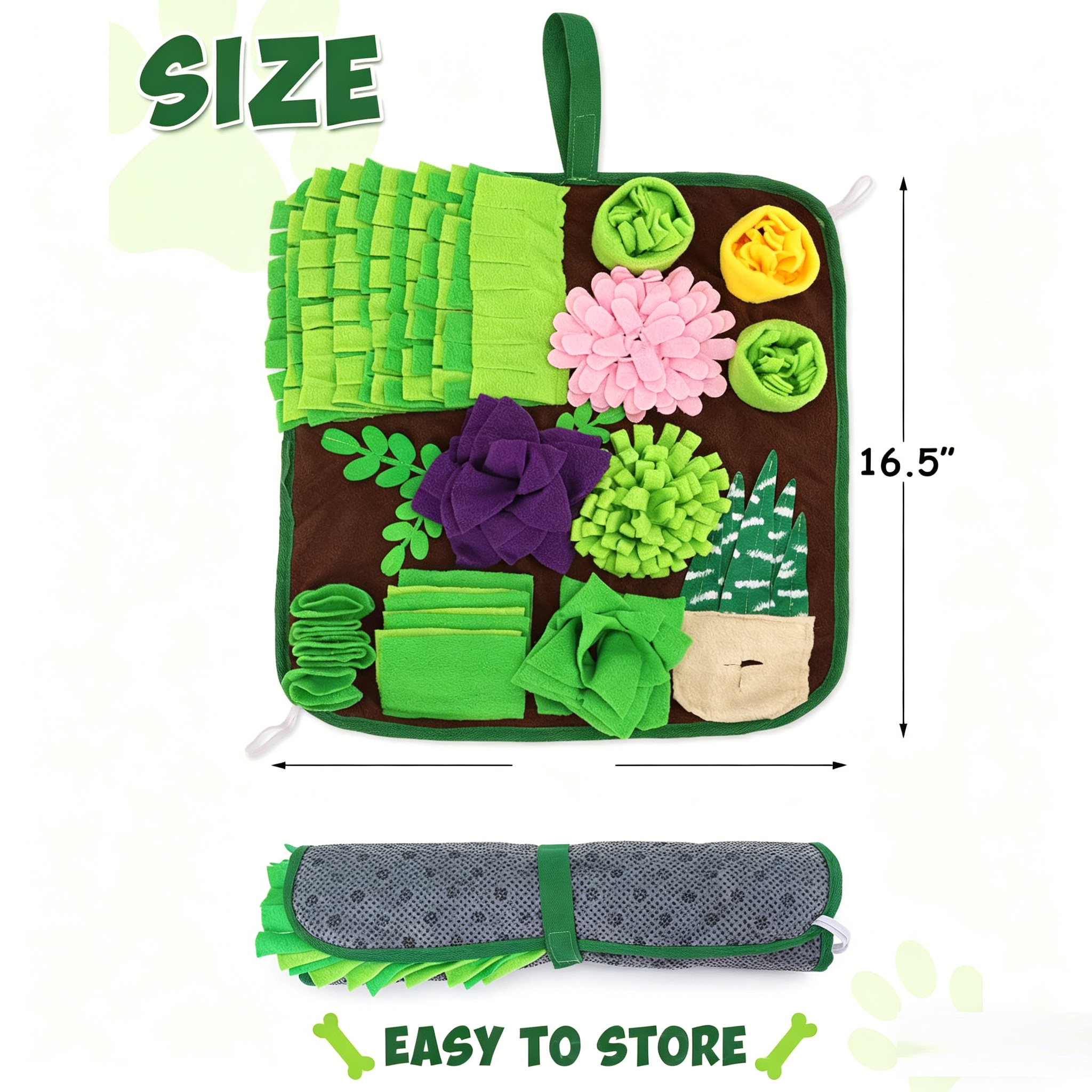 Pet snuffle mat slow food feeder