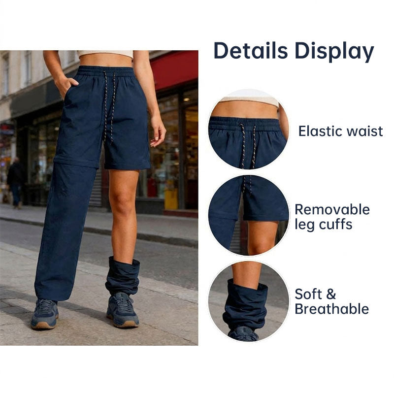 Women's Convertible Hiking Pants – Waterproof Zip-Off Cargo
