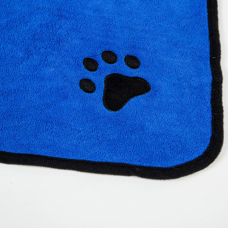 Super Absorbent Dog & Cat Bathrobe | Microfibre Pet Drying Towel Robe XS–XL