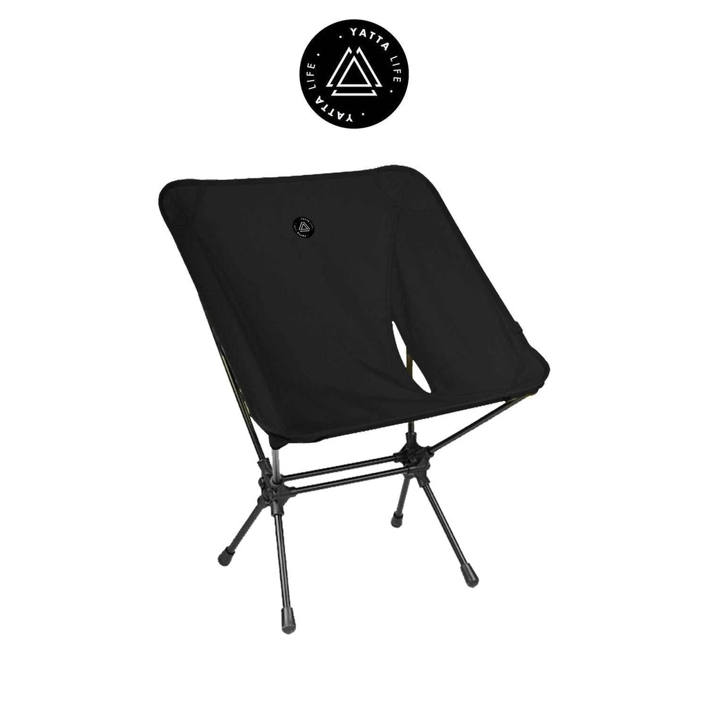 Yatta Life ultralight folding camping chair with storage pouch - [Black / Army Green / Khaki]